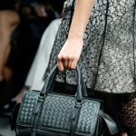 Bottega Veneta Black Intrecciato Top Handle Bag 2 - Fall 2015
