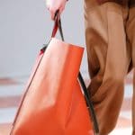 Celine Orange Large Tote Bag - Fall 2015 Runway