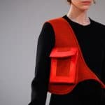 Celine Red with Pocket Crossbody Bag 2 - Fall 2015 Runway