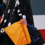 Celine Yellow Clutch Bag with Drawstring Top - Fall 2015 Runway