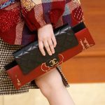 Chanel Black Flap with Red Clutch Bag - Fall 2015 Runway