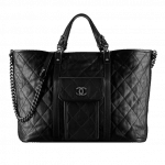 Chanel Black Tote Large Bag - Spring 2015 Act 2
