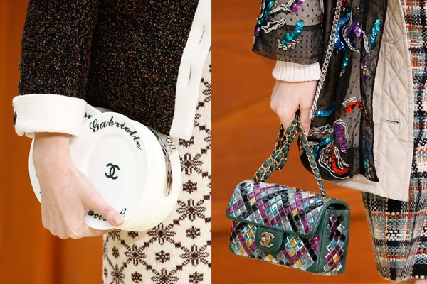 Chanel Fall/Winter 2015 Runway Bag Collection featuring the