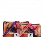 Chanel Multicolor Boy Flower Power Small:Medium Bags - Spring 2015 Act 2