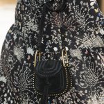 Chloe Black Suede Shoulder Bag with Tassel - Fall 2015 Runway