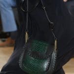 Chloe Black/Green Python Shoulder Bag - Fall 2015 Runway