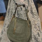 Chloe Olive Green Suede Shoulder Bag - Fall 2015 Runway