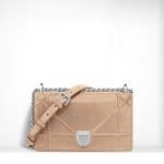 Dior Beige Iridiscent Diorama Small Flap Bag - Spring 2015