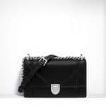 Dior Black Iridiscent Diorama Small Flap Bag - Spring 2015