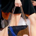 Dior Black/Blue/Brown Diorama Flap Bag - Fall 2015 Runway