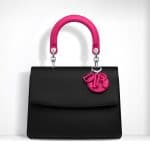 Dior Black/Fuchsia Be Dior Small Bag - Spring 2015