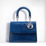 Dior Blue Glossy Crocodile Be Dior Small Bag - Spring 2015