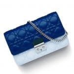 Dior Blue/Celeste/Deep Green Miss Dior Large Promenade Pouch - Spring 2015