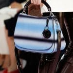 Dior Blue/Violet Flap Bag - Fall 2015 Runway