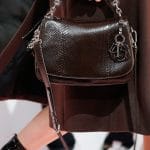 Dior Brown Python Flap Bag - Fall 2015 Runway