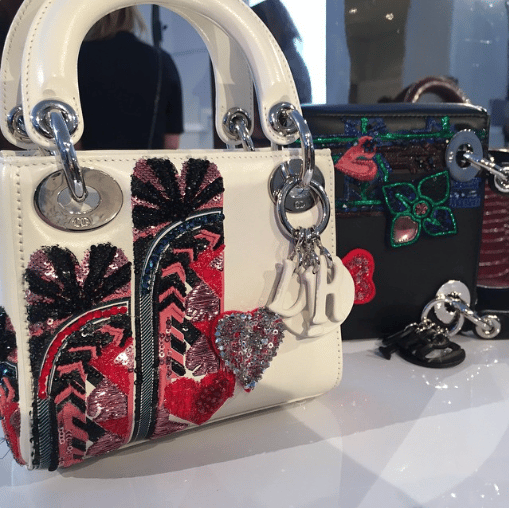Dior Embellished Lady Dior Bags - Pre-Fall 2015