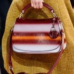 Dior Red/Orange/Pink Flap Bag - Fall 2015 Runway