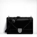 Dior Ultra Black Diorama Flap Bag - Spring 2015