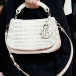 Dior White Crocodile Flap Bag - Fall 2015 Runway