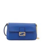 Fendi Blue Baguette Micro Bag