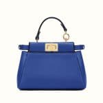 Fendi Blue Micro Peekaboo Bag