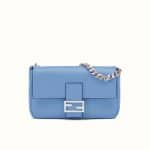 Fendi Light Blue Micro Baguette Bag