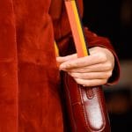 Hermes Red Sac Poudrier Compact Shoulder Bag 2 - Fall 2015 Runway