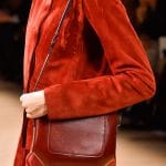 Hermes Red Sac Poudrier Compact Shoulder Bag - Fall 2015 Runway