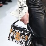 Louis Vuitton Black/White Printed Petite Malle Bag - Fall 2015 Runway