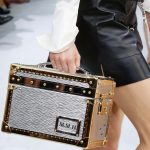 Louis Vuitton Gold/Silver Epi Mini Trunk Bag - Fall 2015 Runway