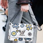 Louis Vuitton Grey Epi Embellished Twist Bag - Fall 2015 Runway