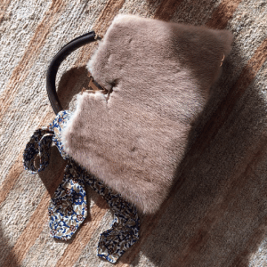 Louis Vuitton Grey Fur Capucines Bag - Pre-Fall 2015