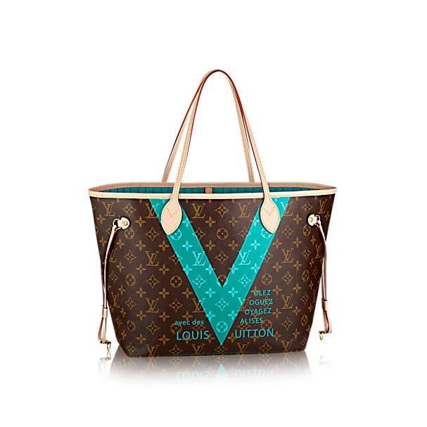 Louis Vuitton Limited Edition Turquoise Monogram Canvas V Cosmetic Pouch -  Yoogi's Closet