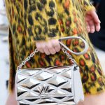 Louis Vuitton Silver/White Malletage Twist Bag - Fall 2015 Runway