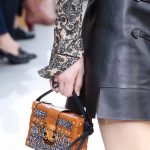 Louis Vuitton Tan Leather:Tweed Petite Malle Bag - Fall 2015 Runway