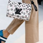 Louis Vuitton White/Black Printed Twist Bag - Fall 2015 Runway