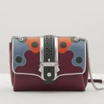 Paula Cademartori Burgundy/Grey/Orange Carine Bag - Fall 2015