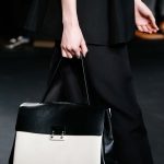 Valentino Black/White Mime Top Handle Bag - Fall 2015 Runway