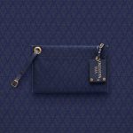 Valentino Dark Blue Eye On You Viva Valentino Clutch Bag