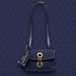 Valentino Dark Blue Eye On You Viva Valentino Shoulder Bag