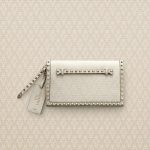 Valentino Ivory Viva Valentino Rockstud Clutch Bag