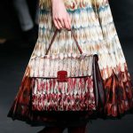 Valentino Multicolor Printed Mime Top Handle Bag - Fall 2015 Runway