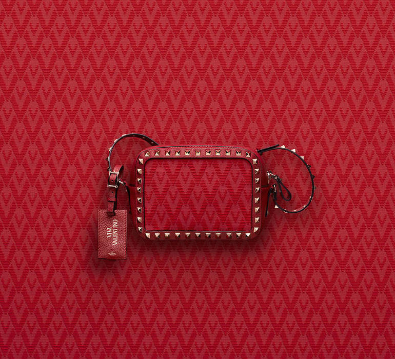 Red Valentino Rockstud Va Va Voom Crossbody Bag – Designer Revival