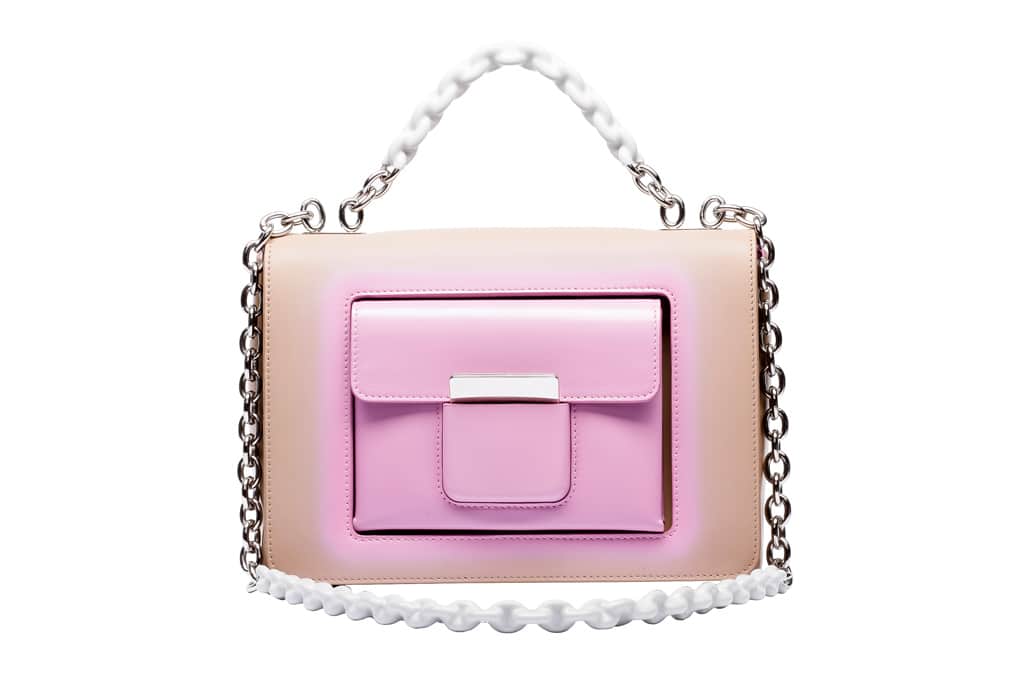 Balenciaga Beige:Pink Flap Bag