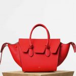 Celine Alizarin Smooth Calfskin Mini Tie Tote Bag