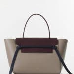 Celine Beige/Burgundy/Black Smooth Calfskin Belt Bag