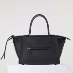 Celine Black Bullhide Small Ring Bag