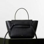 Celine Black Drummed Calfskin Belt Bag