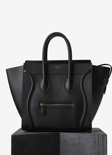 Celine Smooth Calfskin Mini Luggage Tote Bag