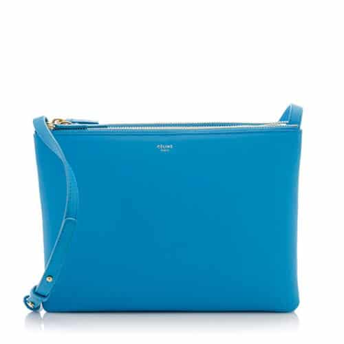 Celine // Blue Trio Crossbody Bag – VSP Consignment